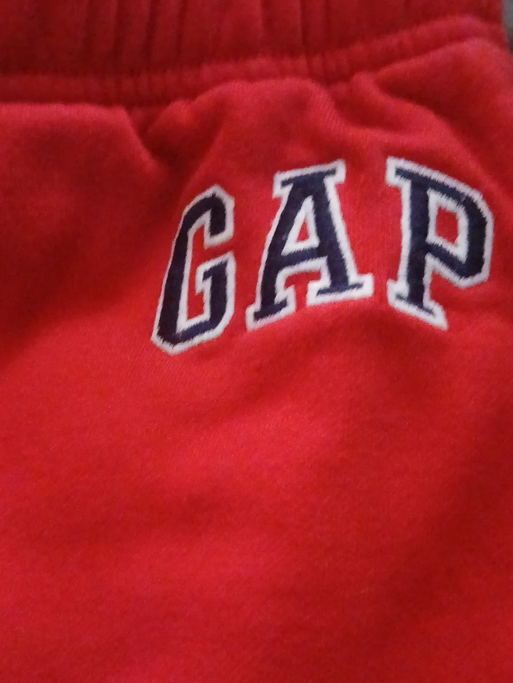 GAP Boys Red Kids Jogger Sweatpants Size XXL